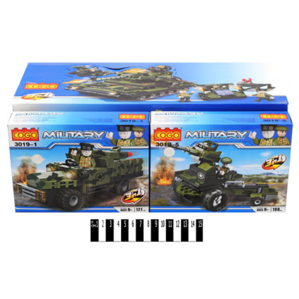 Конструктор CITY Військовий транспорт 3019 Конструктор CITY Військовий транспорт 3019