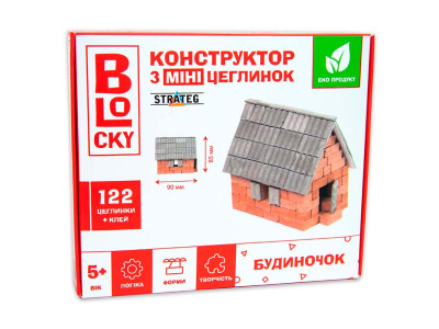 Конструктор з міні-цеглинок BLOCKY Будиночок Strateg 31014
