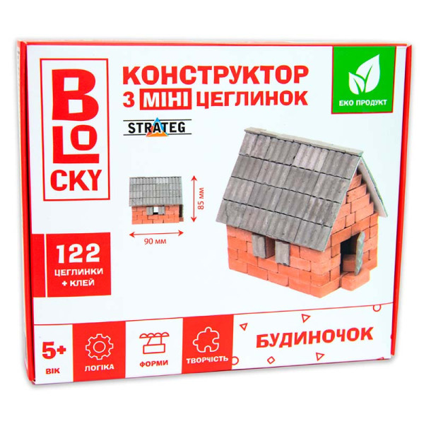 Конструктор з міні-цеглинок BLOCKY Будиночок Strateg 31014 Конструктор з міні-цеглинок BLOCKY Будиночок Strateg 31014