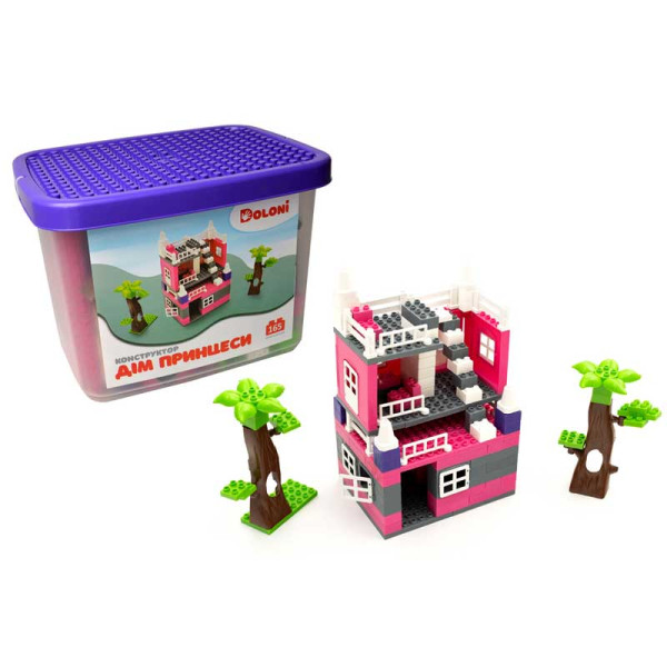 Конструктор "Дім Принцеси" 165 детал. 013888/32 в пластик. боксі 013888/32