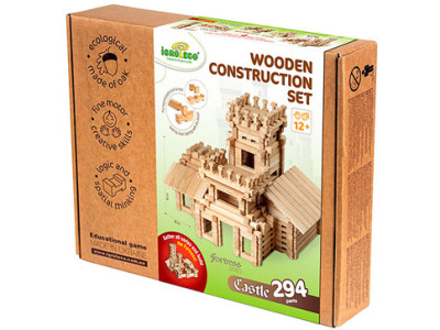 Дерев'яний конструктор Замок 294 деталей 900361 Дерев'яний конструктор Замок 294 деталей 900361