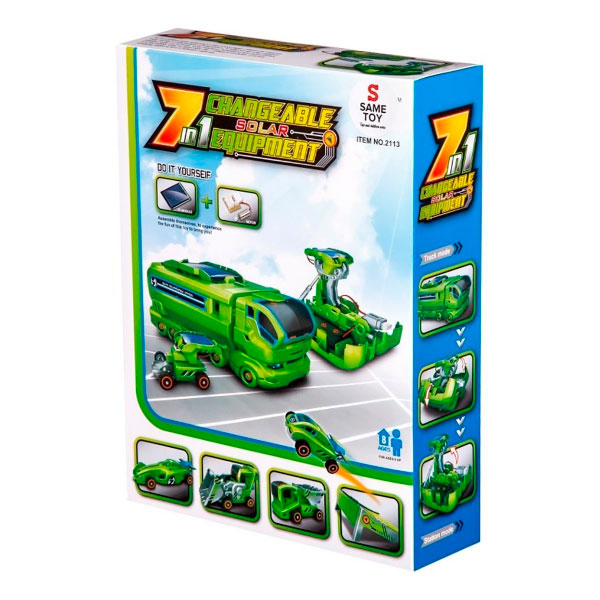 Робот-конструктор Same Toy Транспорт майбутнього 7 в 1 на сонячній панелі 2113UT