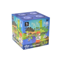 Конструктор qbee "Block&Steps: Земля динозаврів" 41 деталей блочний QB300-101