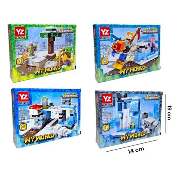 Конструктор My World пластиковий YZ7231