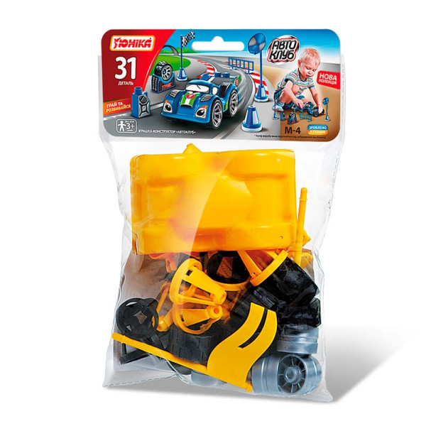 Конструктор "Автоклуб" 31 елемент Юника 71214 Конструктор "Автоклуб" 31 елемент Юника 71214