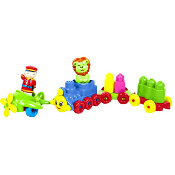 Конструктор "Поїзд із літаком" НЕО 02-407