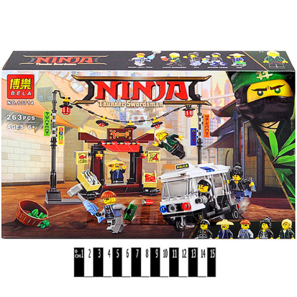 Конструктор NINJA MOVIE (263 деталі) 10714 Конструктор NINJA MOVIE (263 деталі) 10714
