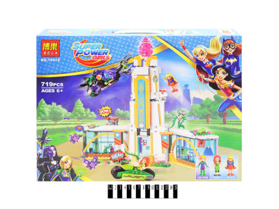 Конструктор Super Hero Girls Школа супергероїв 719 деталей 10618