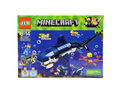 Конструктор Minecraft Акула 3в1 351 елемент GC050805