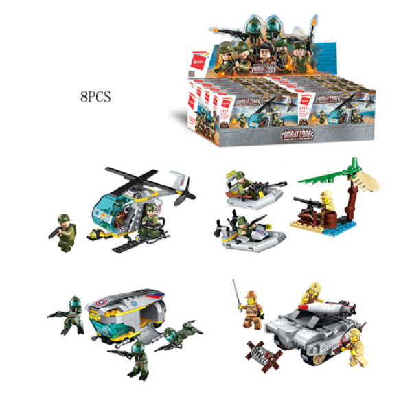 Конструктор BRICK 1715-1718 Combat zones військовий транспорт 92-124 детале 1715-1718 Конструктор BRICK 1715-1718 Combat zones військовий транспорт 92-124 детале 1715-1718