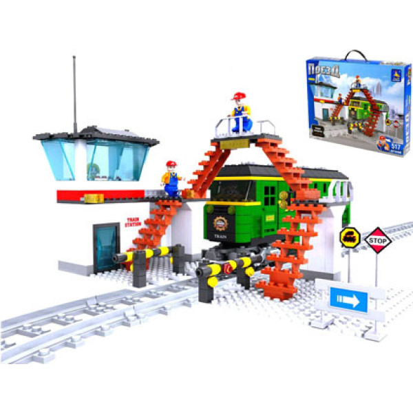 Конструктор AUSINI "Поїзд" 517дет.кор.47*7*35 25810