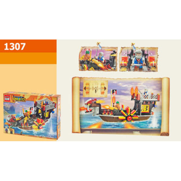 Конструктор Пірати на судні Brick 1307 Конструктор Пірати на судні Brick 1307