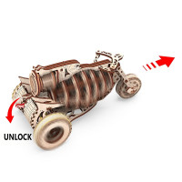 Конструктор Mr.Playwood Механічна машина "Старбайк" дерев'яна 10104