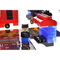 Конструктор qbee "Block&Steps: Міські Маршрути" 129 деталей блочний QB300-203