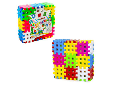 Конструктор Бамсик "Пазли №4" 30 деталей 114/4 Конструктор Бамсик "Пазли №4" 30 деталей 114/4