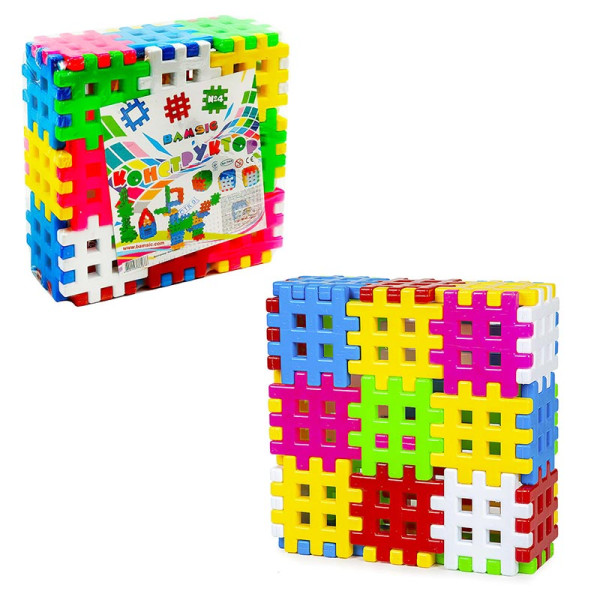 Конструктор Бамсик "Пазли №4" 30 деталей 114/4 Конструктор Бамсик "Пазли №4" 30 деталей 114/4