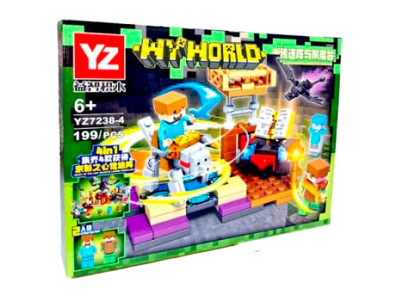 Конструктор My World блоковий пластиковий YZ7238_series4