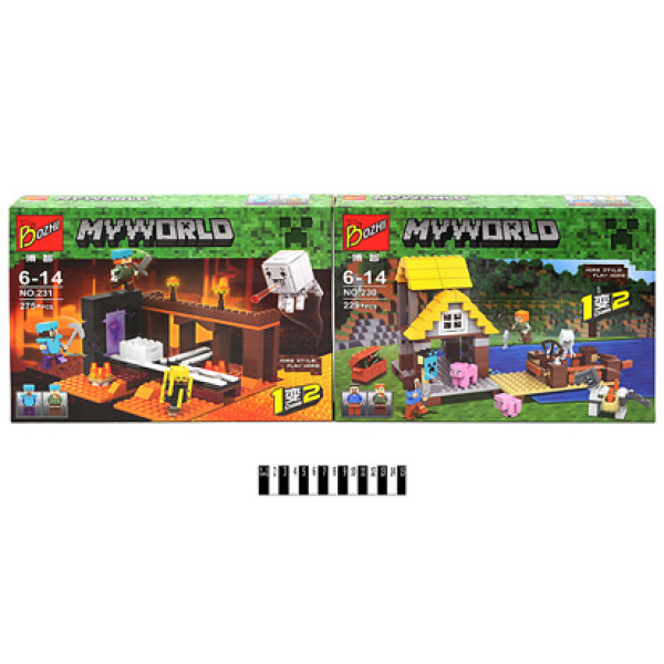 Конструктор MINECRAFT 230/231 Конструктор MINECRAFT 230/231