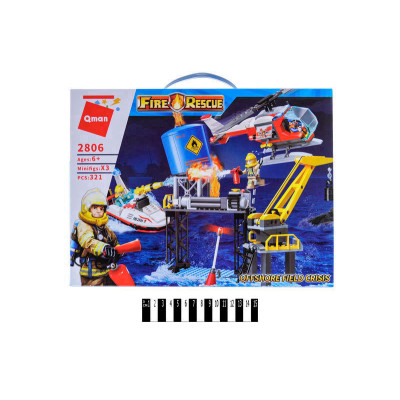 Конструктор Fire rescue "Пожежна техніка" 321 елемент 2806 Конструктор Fire rescue "Пожежна техніка" 321 елемент 2806