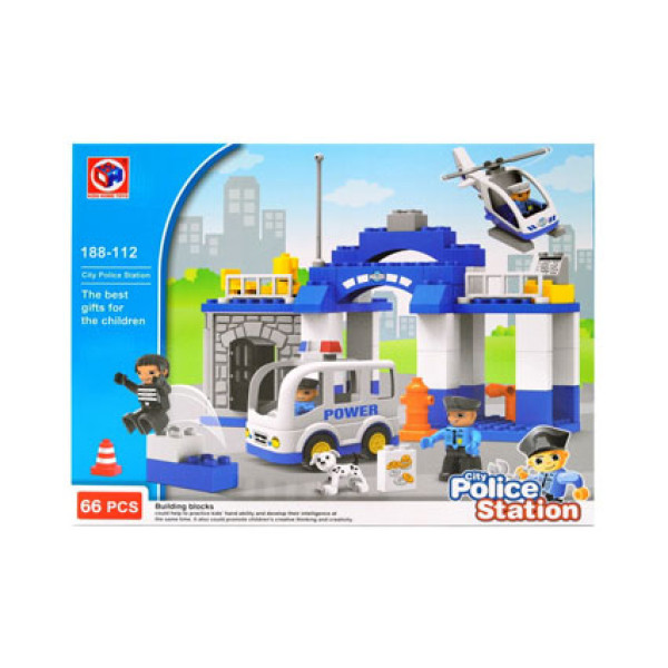 Конструктор блочний Duplo" 66 деталей Police station 188-112