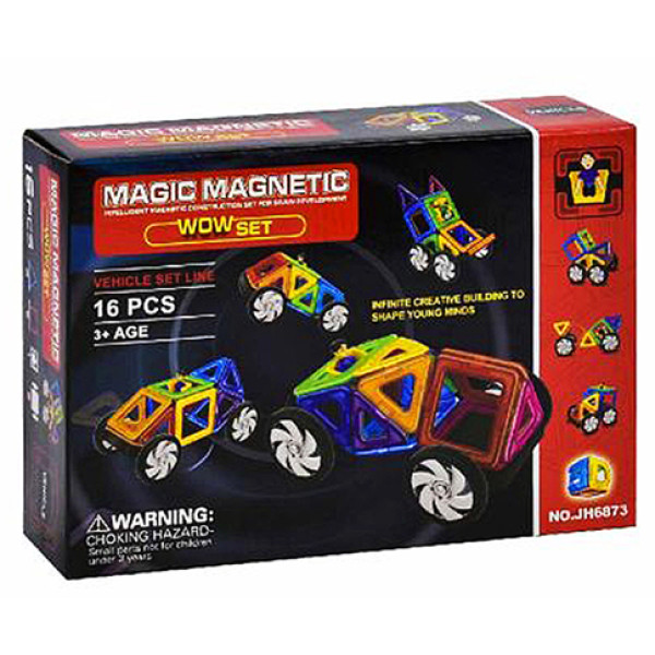 Конструктор магнітний 16 елементів JH6873A