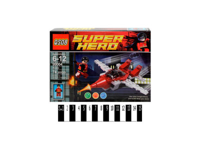 Конструктор "Супергерої" 74 елементи 99004