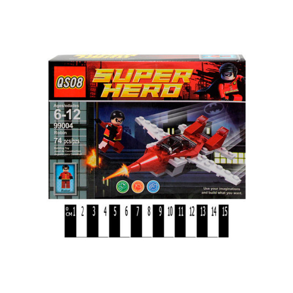 Конструктор "Супергерої" 74 елементи 99004
