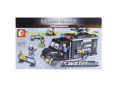 Конструктор SEMBO SWAT "Фургон" 391 елемент 102348