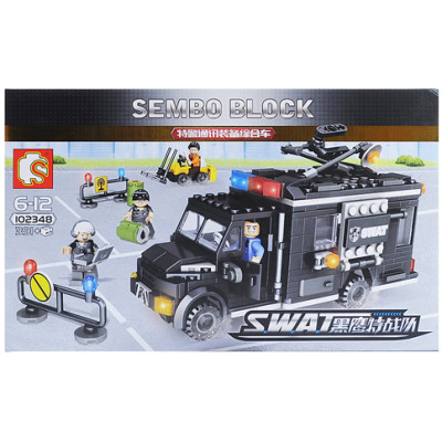Конструктор SEMBO SWAT "Фургон" 391 елемент 102348