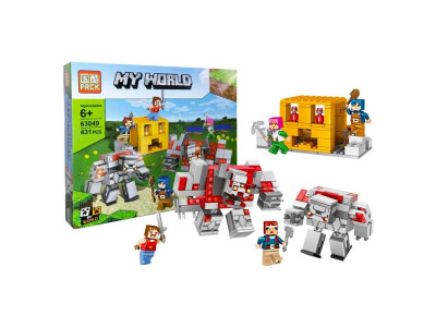 Конструктор "MINECRAFT" 431дет 63049 Конструктор "MINECRAFT" 431дет 63049