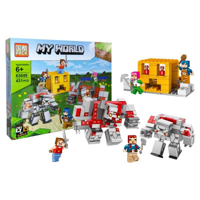Конструктор "MINECRAFT" 431дет 63049 Конструктор "MINECRAFT" 431дет 63049