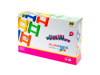 Конструктор Playmags Магнітний набір 20ел РМ155 РМ155 Конструктор Playmags Магнітний набір 20ел РМ155 РМ155