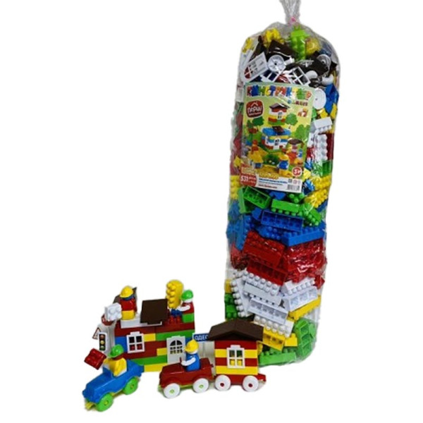 Конструктор Бамсик №7 531 деталь пластиковий 115/14 Конструктор Бамсик №7 531 деталь пластиковий 115/14