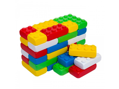 Конструктор Бамсик Mega Brick Bamsic №4 4 кнопки 10 шт 8 кнопок 30 шт 115/27