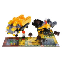 Конструктор qbee "Block&Steps: Мегабудівельник" 125 деталей блочний QB300-204