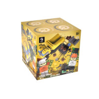 Конструктор qbee "Block&Steps: Мегабудівельник" 125 деталей блочний QB300-204