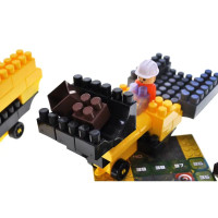 Конструктор qbee "Block&Steps: Мегабудівельник" 125 деталей блочний QB300-204