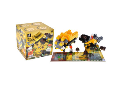 Конструктор qbee "Block&Steps: Мегабудівельник" 125 деталей блочний QB300-204