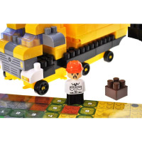 Конструктор qbee "Block&Steps: Мегабудівельник" 125 деталей блочний QB300-204