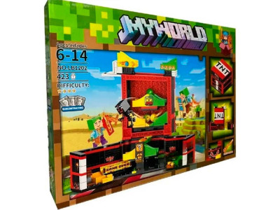 Конструктор My World пластиковий 432 деталі LB1202