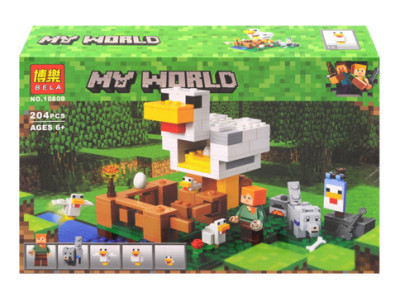 Конструктор Курник "MINECRAFT" (204 дет.) 10809