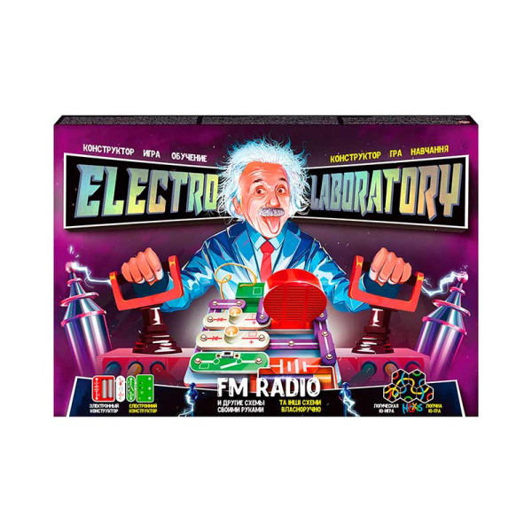 Електронний конструктор Danko toys "Electro Laboratory. FM Radio" для дітей ELab-01-01