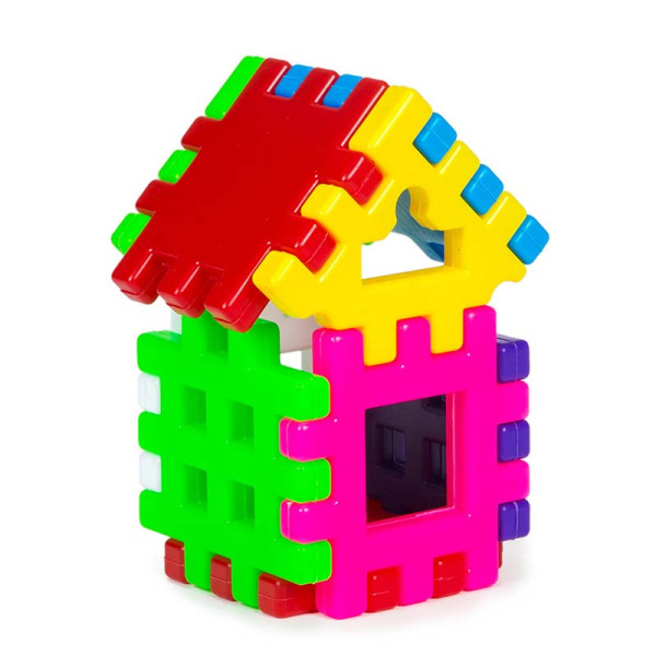 Конструктор пазли №5 “Будиночок” Бамсик 9 елементів 114/11