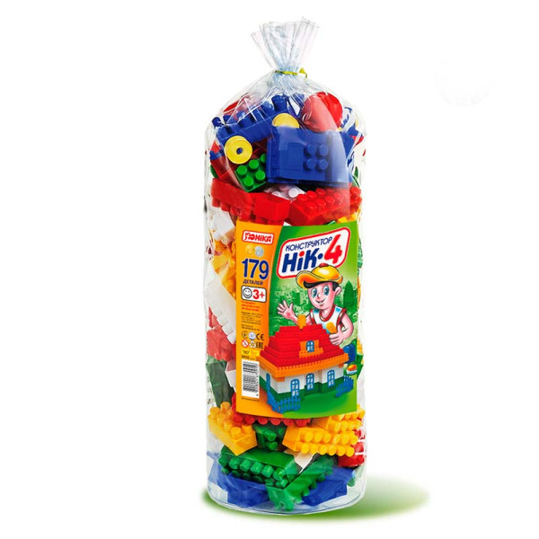 Конструктор НІК-4 (179 деталей) Юника 70910