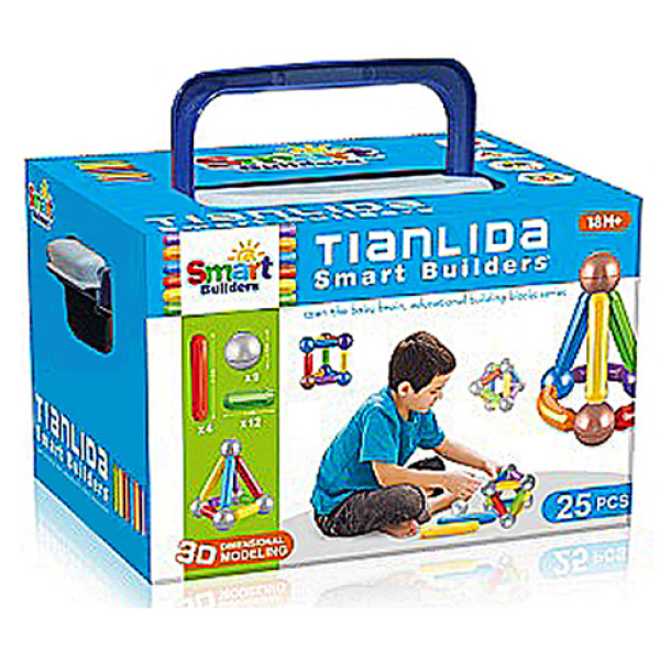 Конструктор магнітний Smart Builders 6969-1 25 деталей 6969-1