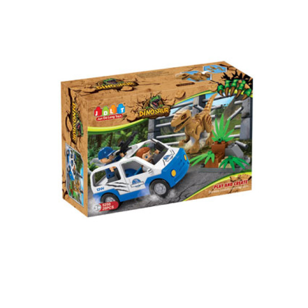 Конструктор JDLT DINOSAUR 28дет. в коробці 28*19*9см 5250 Конструктор JDLT DINOSAUR 28дет. в коробці 28*19*9см 5250