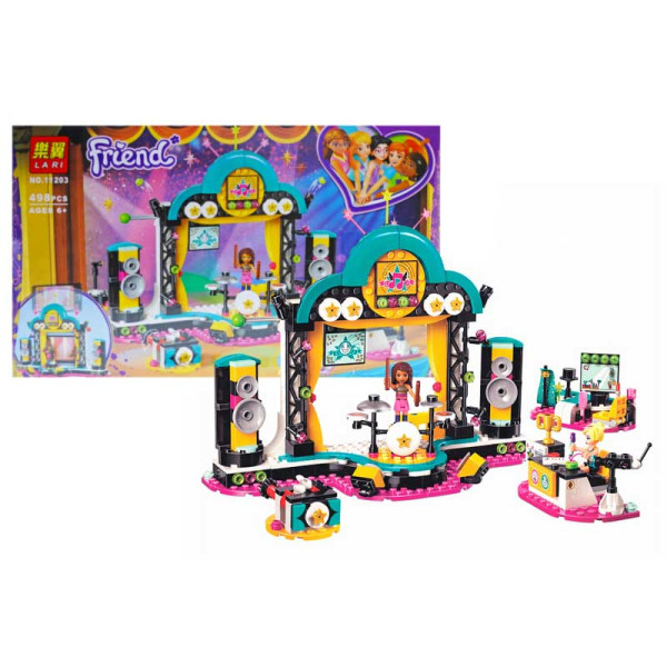 Конструктор "FRIENDS" "Шоу талантів Андреа" 498дет р.50*31*6см. 11203