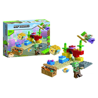 Конструктор "MINECRAFT" "Кораловий" 104 дет. 11584