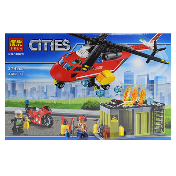 Конструктор CITIES Пожежна команда швидкого реагування CITIES Пожежна коман 10829 Конструктор CITIES Пожежна команда швидкого реагування CITIES Пожежна коман 10829