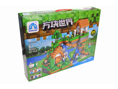 Конструктор "MINECRAFT" Будиночок на дереві 957 деталей QL0507